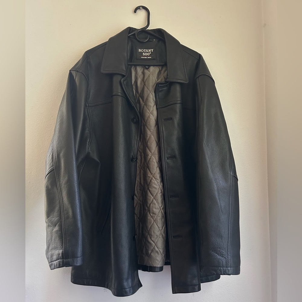 Sz XL Botany 500 Leather Jacket